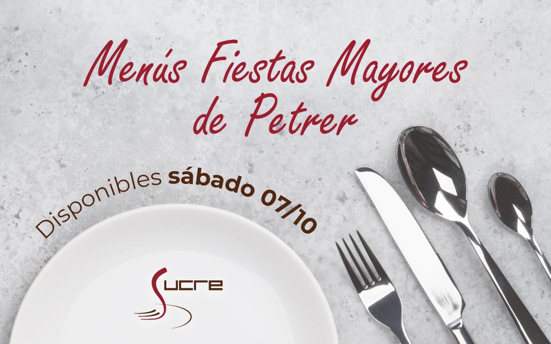 Menús Fiestas Mayores de Petrer 2023